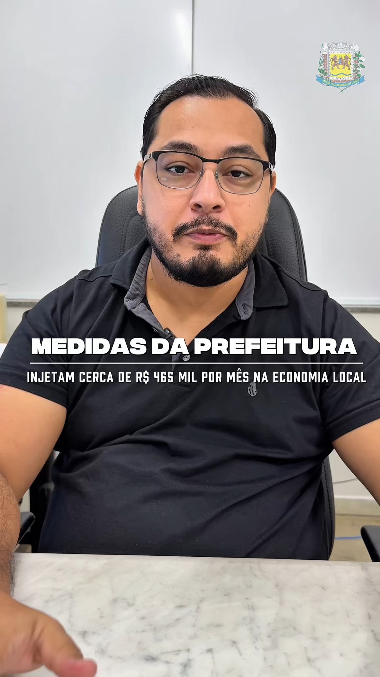 Post do instagram da Prefeitura de Mandirituba