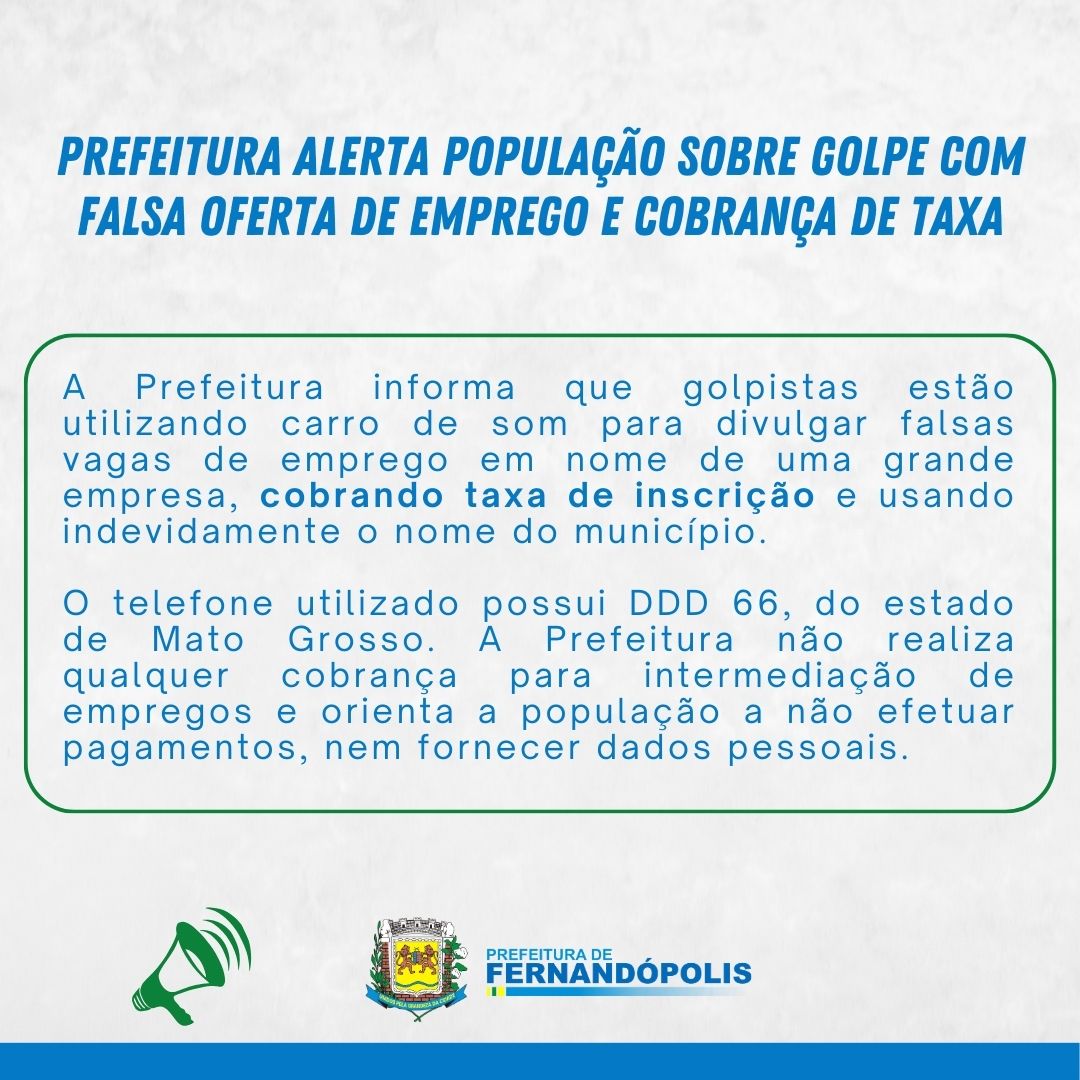 Post do instagram da Prefeitura de Mandirituba